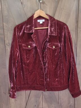 Cabernet Velvet Jacket - Women’s Velvet Jacket L